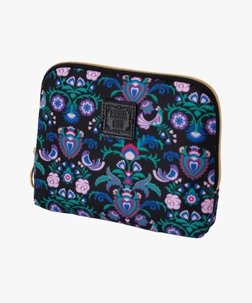 小物 ANNA SUI ANNA SUI ポーチ 鳥唐草柄ミニポーチ レディース : ZOZOTOWN