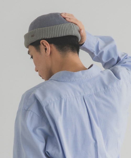 polcadot（ポルカドット） ニット帽 ニットキャップ LINEN MIX
