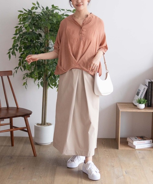 NAVY（ファッション） ブラウス シャツ nAvy 裾タックスキッパー