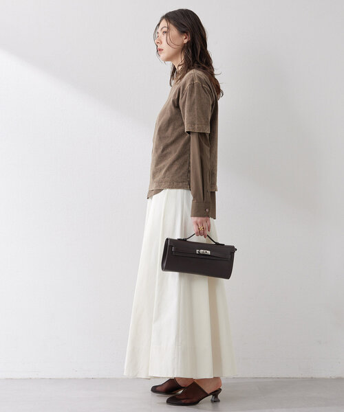 Whim Gazette スカート フレアチノスカート : ZOZOTOWN Yahoo!店