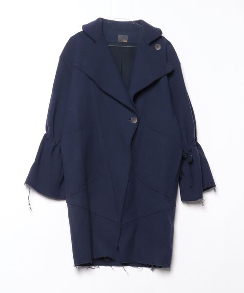 FENDI（フェンディ） チェスターコート 40 ネイビー レディース