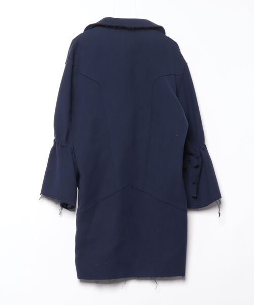 美品✨ FENDI フェンディ チェスターコート ボアコート イタリア製　Ｌ FENDI（フェンディ） チェスターコート 40 ネイビー レディース