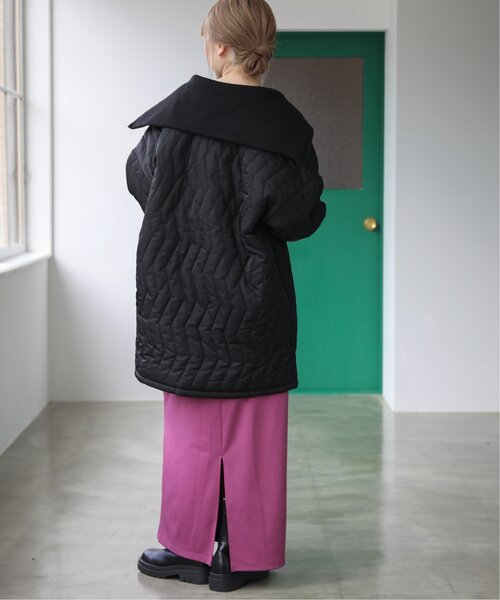 「RAY CASSIN」 キルティングブルゾン FREE カーキ レディース_画像6