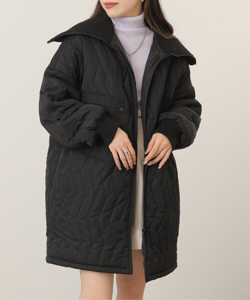 「RAY CASSIN」 キルティングブルゾン FREE カーキ レディース_画像7