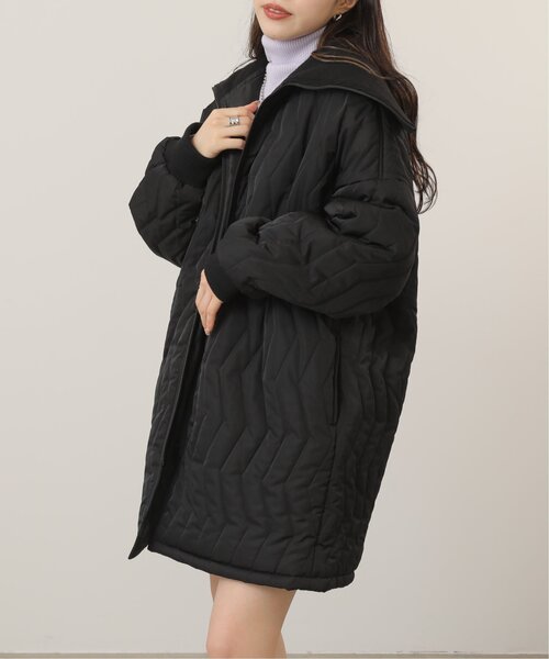 「RAY CASSIN」 キルティングブルゾン FREE カーキ レディース_画像9