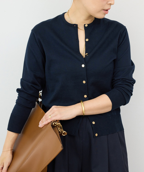 Deuxieme Classe FF30 GIZA カーディガン Deuxieme Classe カーディガン *FF30 GIZA レディース