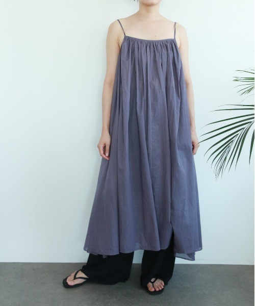 WALANCE ワンピース organic cotton 2way camisole dress