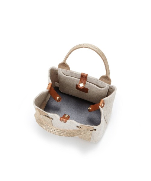 「TREASURE TOPKAPI」 ハンドバッグ FREE ライトグレー レディース_画像7