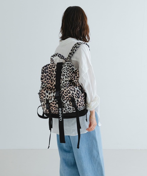 GANNI（ガニー） デイバック リュック GANNI Recycled Tech Backpack P