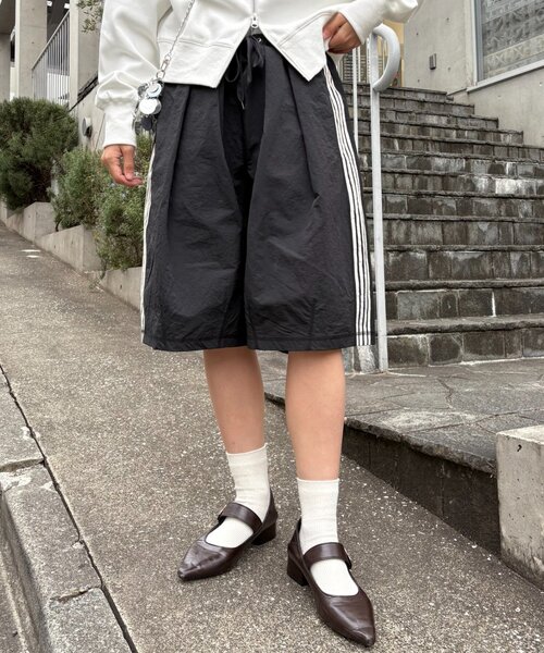 etsinta パンツ 「etsinta／エシンタ」リメイクジャージーハーフ