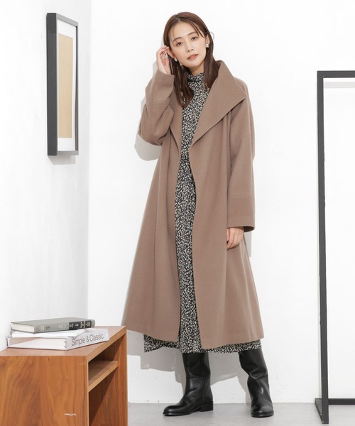 新品　ナノユニバース ♡ コート NANO universe（ナノ・ユニバース） ステンカラーコート S モカ