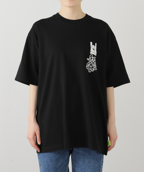 tシャツ 「日本製」UNISEX フラグメントグリッドTシャツ レディース メンズ LOS ANGELES APPAREL ロサンゼルスアパレル Tシャツ 半袖 8.5