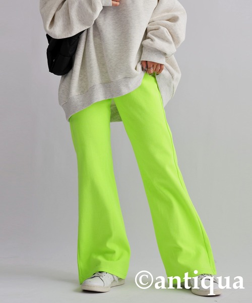 [antiqua] ботинки cut брюки L черный женский 