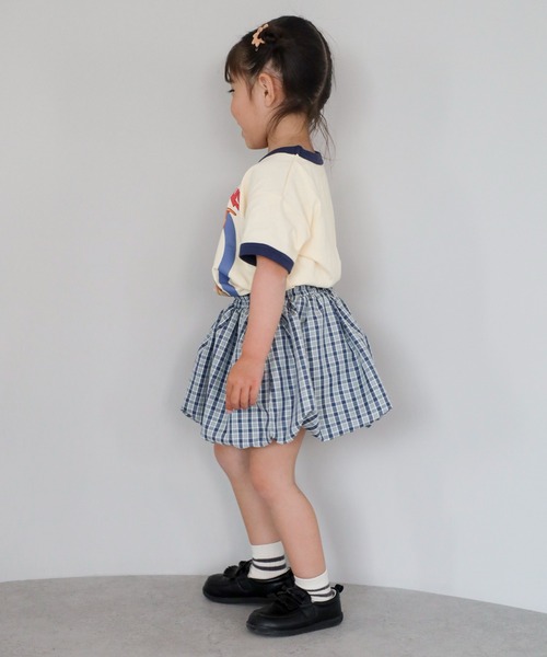 スカート 「3-10才対応」「Better Together」チェック柄バルーンスカート キッズ 子供服 女の子 | BONJOUR SAGAN enfant | 11