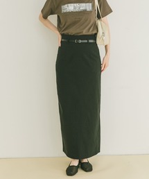 スカート ベルト付きストレッチスカート｜ZOZOTOWN Yahoo!店