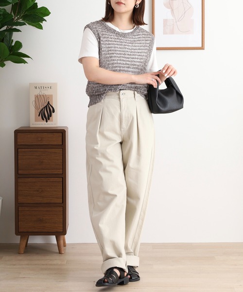 hunch ニット セーター ゆるニットタンク レディース : ZOZOTOWN