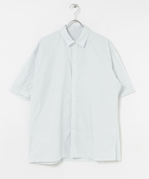 ATON（エイトン） シャツ ATON COTTON LAWN OS SHORT-SLEEVE SHIRTS