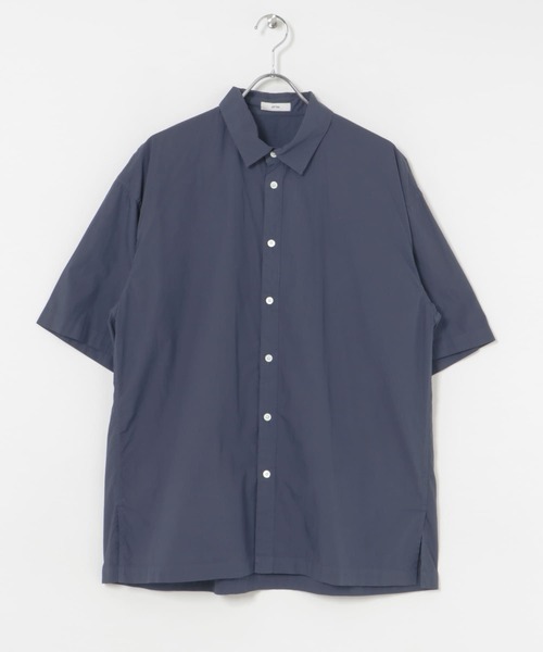 エイトン　コートとカオスのシャツ HARD WASHED COTTON | SHIRT JACKET – ATON | エイトン