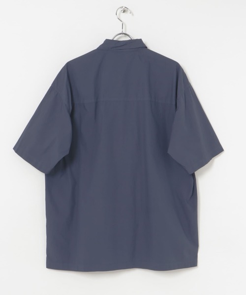 ATON シャツ ATON COTTON LAWN OS SHORT-SLEEVE SHIRTS メンズ