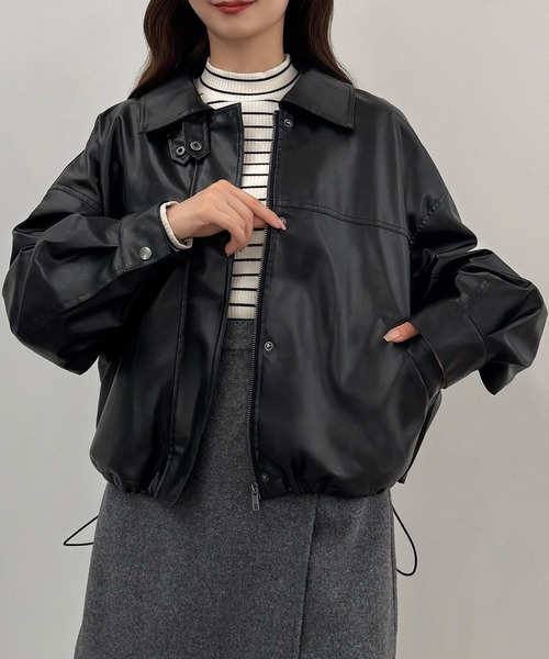 PIAA♡F1♡超！レア♡黒♡ステッカー付き♡レーシング♡ブルゾン♡ジャンパー レア】PIAA ピア レーシングジャケット 牛革 袖レザー ウール