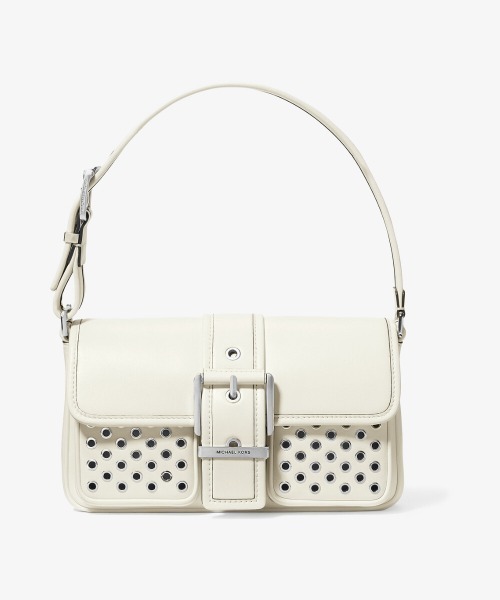 ショルダーバッグ バッグ COLBY グロメット レザー ショルダー ミディアム レディース
