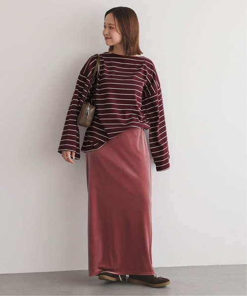 slobeiena ビッグボーダープルオーバー 追加予約》ビックボーダープルオーバー（Tシャツ／カットソー