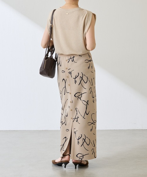 ★新品未使用★ COLLAGE GALLARDAGALANTE ニットスカート COLLAGE GALLARDAGALANTE スカート センターボタンニット