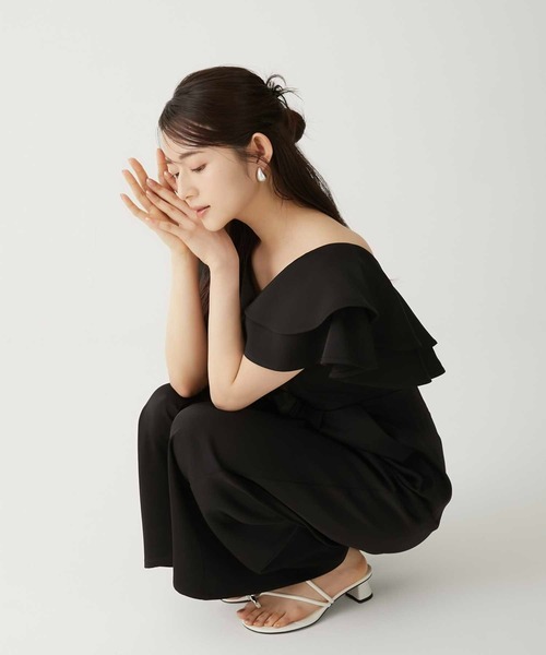 Luan サロペット オーバーオール 「Luan」FRILL ALL IN ONE