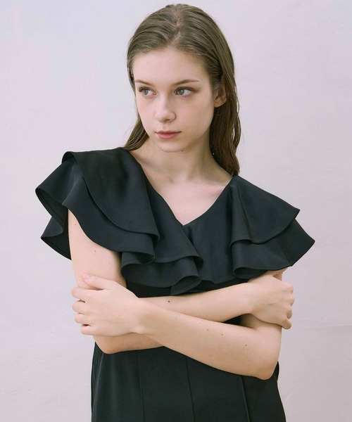 Luan サロペット オーバーオール 「Luan」FRILL ALL IN ONE