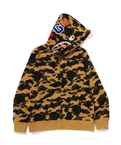 レディース　A Bathing Ape カモフラージュパーカー L A BATHING APE アベイシングエイプ プルパーカー XL