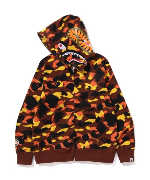 A BATHING APE パーカー 1ST CAMO SHARK FULL ZIP HOODIE メンズ