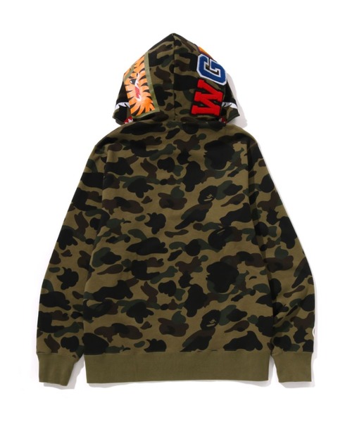 A BATHING APE パーカー 1ST CAMO SHARK FULL ZIP HOODIE メンズ