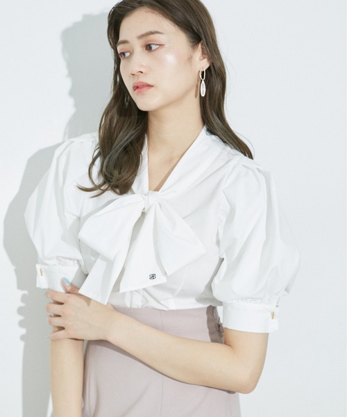 「JILL by JILL STUART」 半袖ブラウス FREE ホワイト レディース