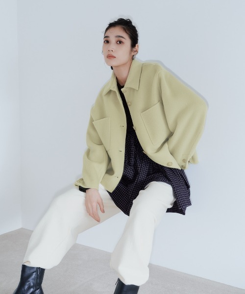 emmi コート チェスターコート ロイヤルジーロン・CPOジャケット