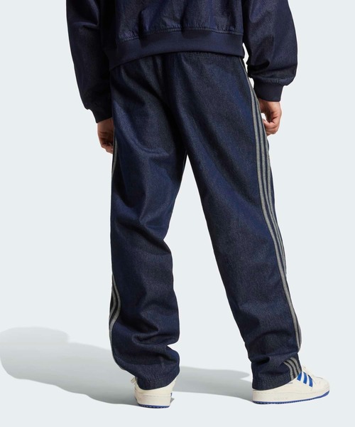 adidas レディース ルーズ トラックスーツパンツ ダークブルー S レディース ルーズ トラックスーツパンツ ダークブルー
