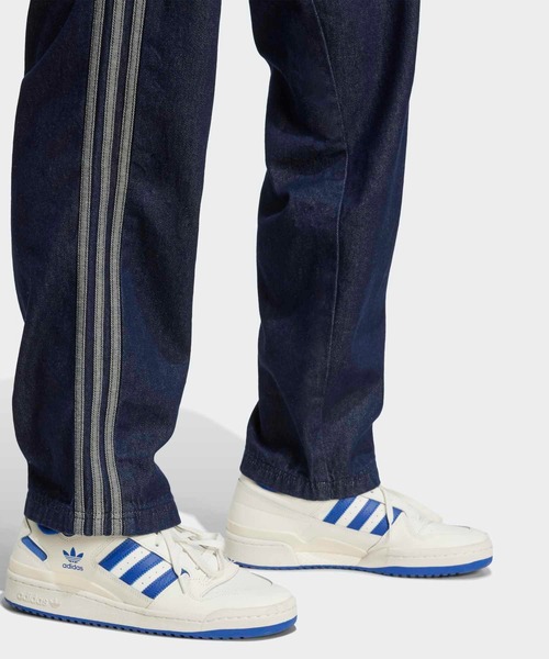 【人気アイテム】adidas ライトブルーデニム トラックパンツ adidas】セットアップ可 ADILENIUM SEASON 3 ZIP WASHEDデニム