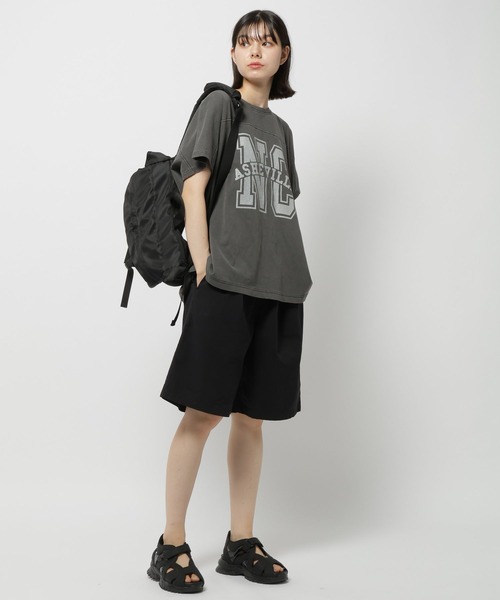 「niko and...」 半袖Tシャツ MEDIUM チャコール レディース_画像2
