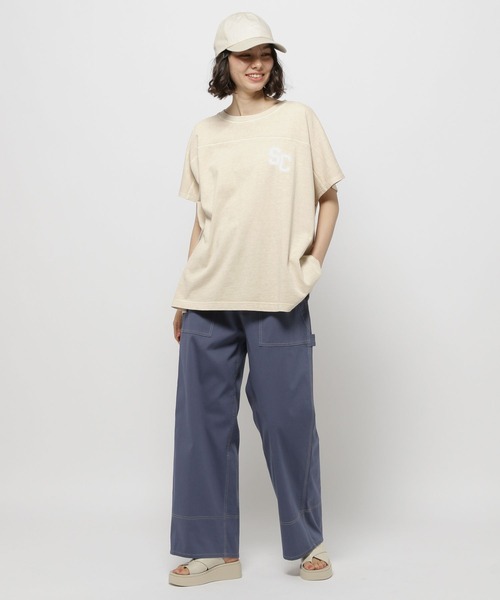 「niko and...」 半袖Tシャツ MEDIUM チャコール レディース_画像6