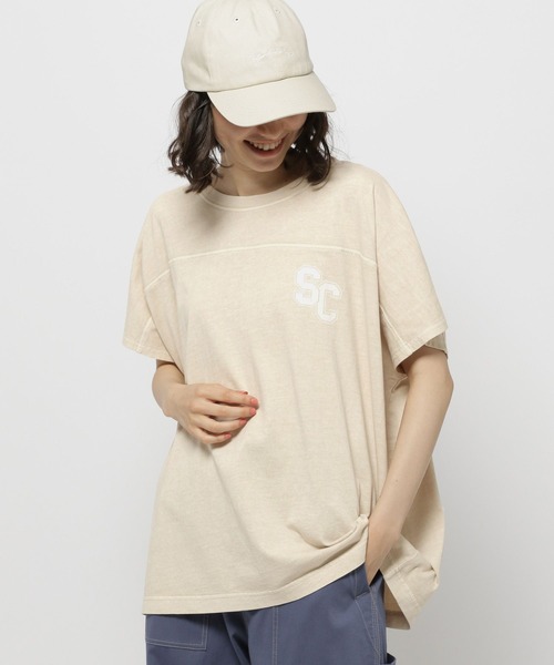 「niko and...」 半袖Tシャツ MEDIUM チャコール レディース_画像8