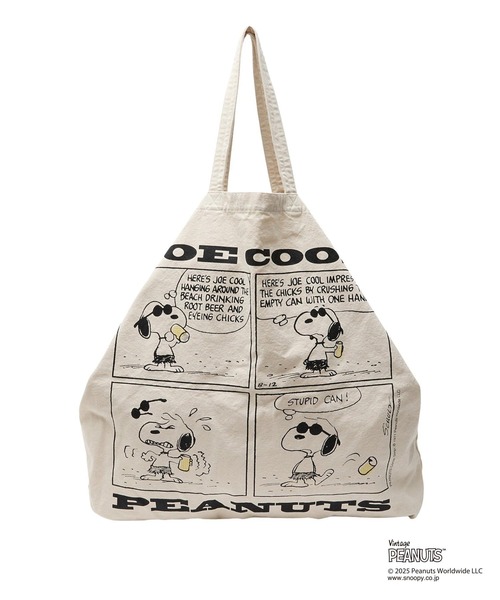 PEANUTS トートバッグ MILKFED. × PEANUTS JOE COOL COMIC BIG TOTE
