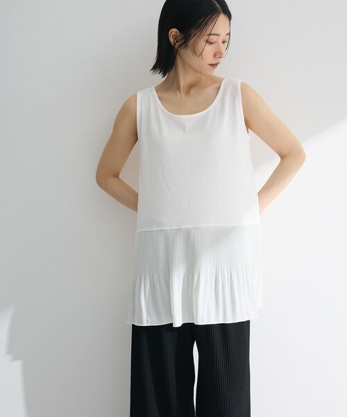 プリーツプリーズ　フリンジタンクトップ アイテムのご紹介「FRINGE PLEATS」 – isseymiyake.com