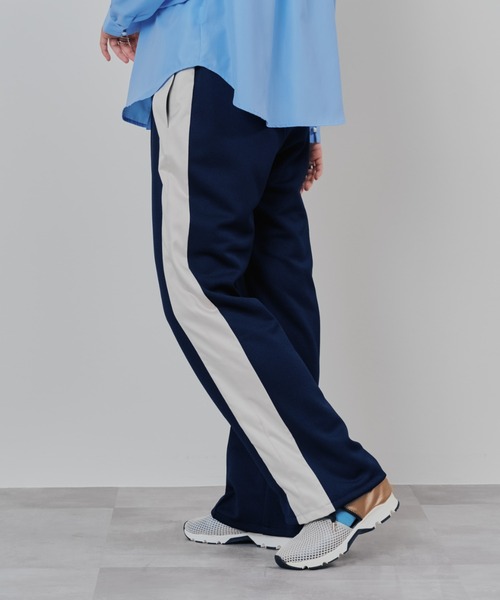 パンツ 配色サイドライントラックパンツ レディース 【公式通販】