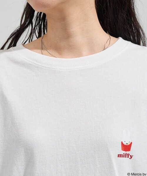 tシャツ miffy トースト バッグプリントロンT/ミッフィー レディース FREAK'S STORE tシャツ miffy トースト バッグプリントロンT