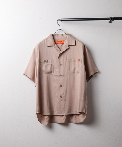 ブラウス シャツ 「72」「UNIVERSAL OVERALL」Opencollar Work Shirt レディース メンズ