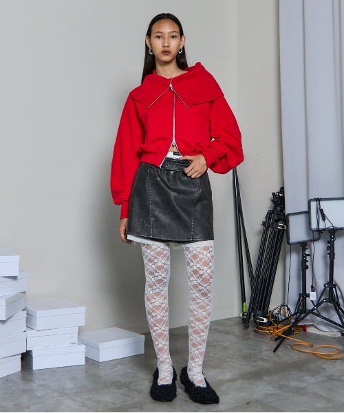 MAISON SPECIAL（メゾンスペシャル） パンツ Belted Vegan Leather