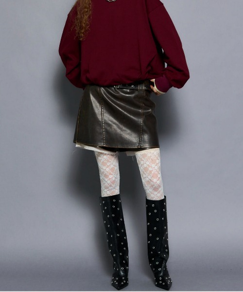 MAISON SPECIAL（メゾンスペシャル） パンツ Belted Vegan Leather