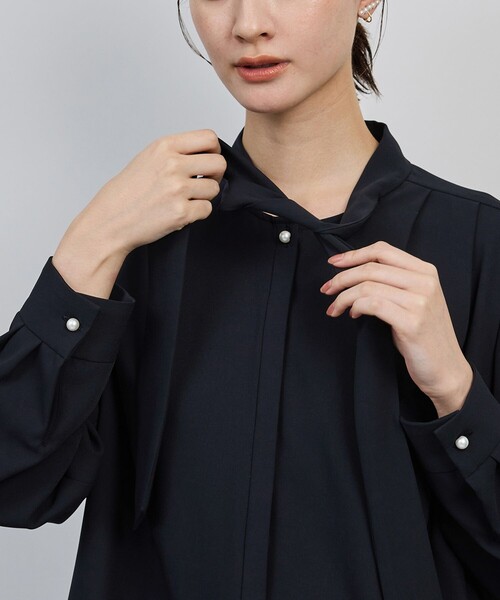 ROPE'（ロペ） ブラウス シャツ ボウタイブラウス/イージーケア