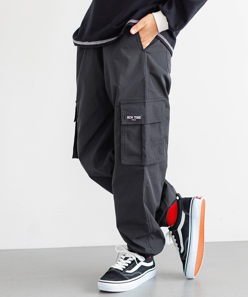 coca（コカ） パンツ キッズ ロゴネームパラシュートパンツ キッズ