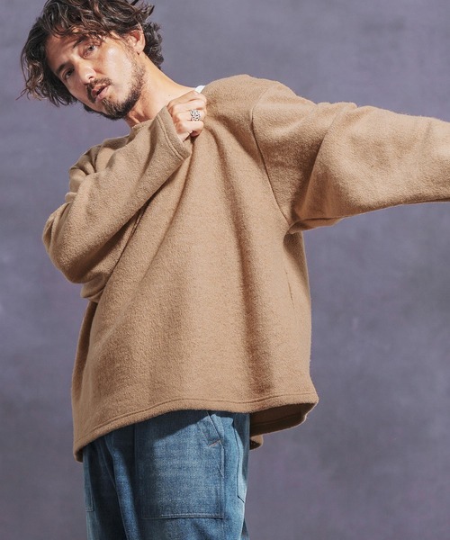「Jih Nunc」 長袖Tシャツ L ベージュ メンズ_画像9