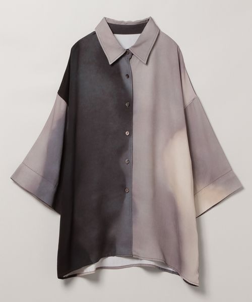 「JEANASIS」 7分袖シャツ FREE グレー系その他 レディース_画像3